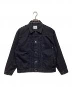 UNITED ARROWS & SONSユナイテッドアローズ アンド サンズ）の古着「DENIM TRUCKER JACKET 5525-299-0826」｜ブラック
