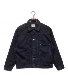 UNITED ARROWS & SONS（ユナイテッドアローズ アンド サンズ）の古着「DENIM TRUCKER JACKET 5525-299-0826」｜ブラック