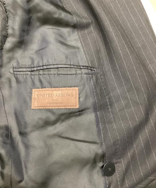 UNITED ARROWS（ユナイテッドアローズ）UNITED ARROWS (ユナイテッドアローズ) ペンシルストライプ6ボタンスーツ1123-161-5624 ブラック サイズ:44の古着・服飾アイテム