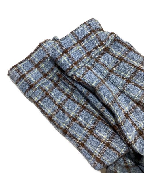 TOWN CRAFT plus（タウンクラフト プラス）TOWN CRAFT plus (タウンクラフト プラス) フランネル オープンカラーシャツ ブルー サイズ:Lの古着・服飾アイテム