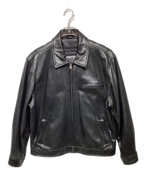 AMERICAN CLASSICS（アメリカンクラシック）AMERICAN CLASSICS (アメリカンクラシック) ライナー付レザージャケット ブラック サイズ:Lの古着・服飾アイテム