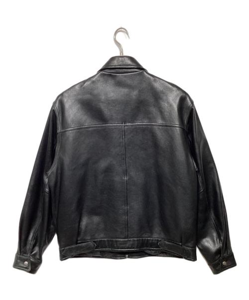 AMERICAN CLASSICS（アメリカンクラシック）AMERICAN CLASSICS (アメリカンクラシック) ライナー付レザージャケット ブラック サイズ:Lの古着・服飾アイテム