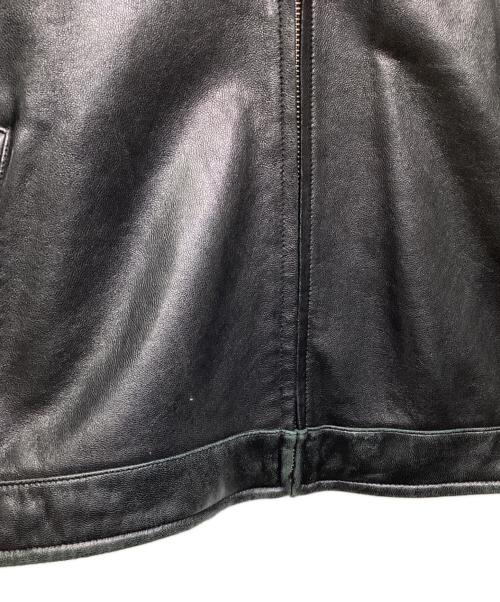AMERICAN CLASSICS（アメリカンクラシック）AMERICAN CLASSICS (アメリカンクラシック) ライナー付レザージャケット ブラック サイズ:Lの古着・服飾アイテム