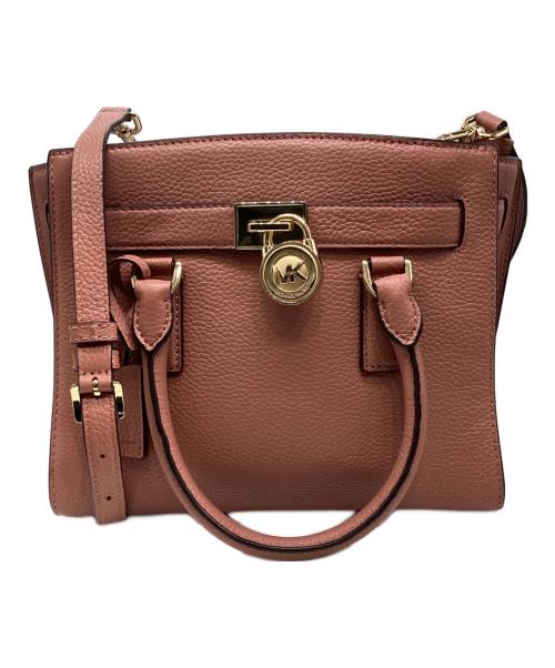 MICHAEL KORS（マイケル・コース）MICHAEL KORS (マイケル・コース) SHEILA 2WAYバッグ　35S6GHX32L ピンクの古着・服飾アイテム