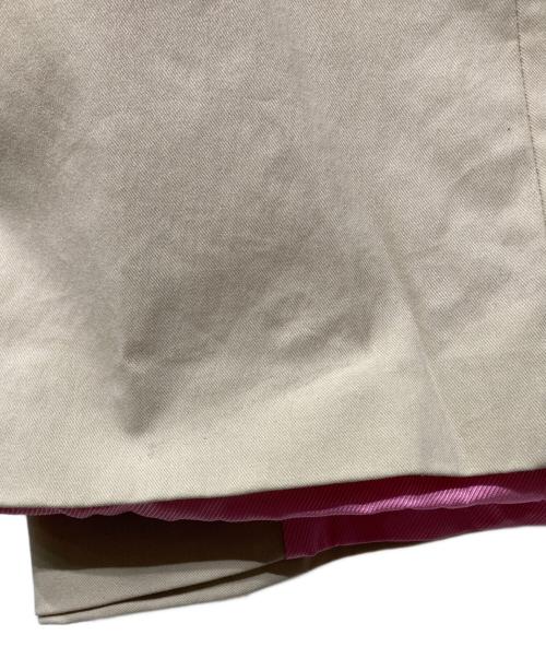 REPLAY（リプレイ）REPLAY (リプレイ) コットンナイロンツイル オーバーサイズダブルブレストトレンチコートW7662A.000.84241 ベージュ サイズ:不明の古着・服飾アイテム