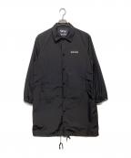 sacai×UNDERCOVERサカイ×アンダーカバー）の古着「ロングコーチジャケット」｜ブラック