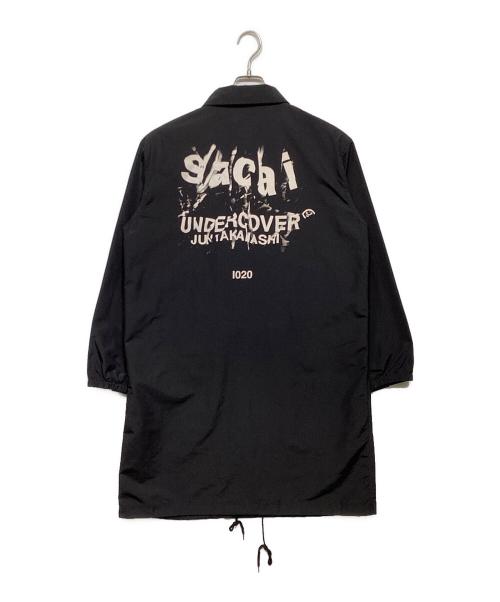 sacai（サカイ）sacai (サカイ) UNDERCOVER (アンダーカバー) ロングコーチジャケット ブラック サイズ:１の古着・服飾アイテム