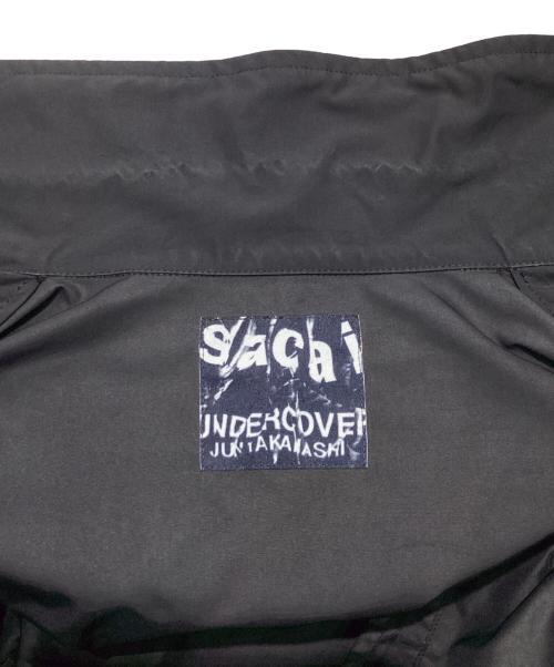 sacai（サカイ）sacai (サカイ) UNDERCOVER (アンダーカバー) ロングコーチジャケット ブラック サイズ:１の古着・服飾アイテム