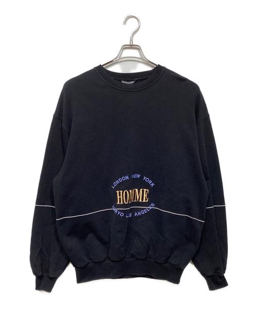 BALENCIAGA（バレンシアガ）BALENCIAGA (バレンシアガ) Homme スウェット485994 TWK22 ブラック サイズ:XSの古着・服飾アイテム