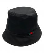 GUCCIグッチ）の古着「Nylon Bucket Hat」｜ブラック