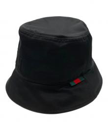 GUCCI（グッチ）の古着「Nylon Bucket Hat」｜ブラック