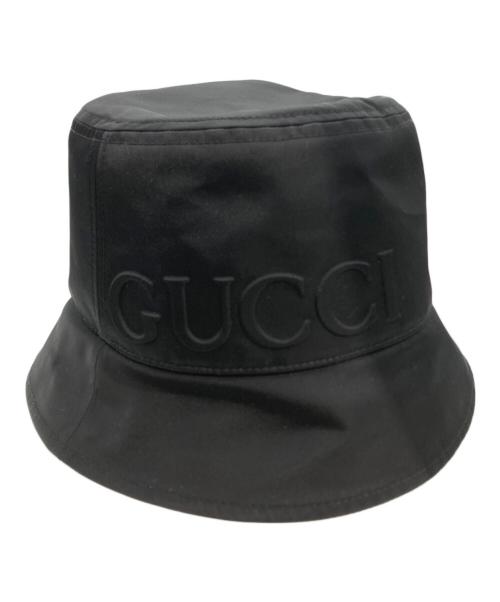 GUCCI（グッチ）GUCCI (グッチ) Nylon Bucket Hat ブラック 未使用品の古着・服飾アイテム