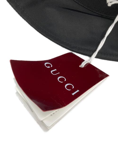 GUCCI（グッチ）GUCCI (グッチ) Nylon Bucket Hat ブラック 未使用品の古着・服飾アイテム