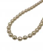 MIRIAM HASKELLミリアムハスケル）の古着「パールリボンネックレス」｜ホワイト