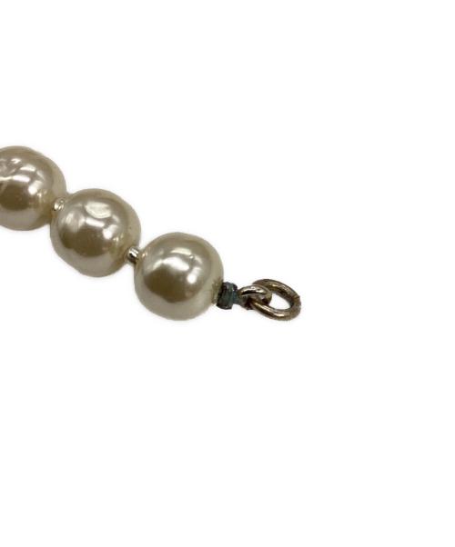 MIRIAM HASKELL（ミリアムハスケル）MIRIAM HASKELL (ミリアムハスケル) パールリボンネックレス ホワイトの古着・服飾アイテム