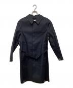MACKINTOSH×1017 ALYX 9SMマッキントッシュ×テンセブンティーン アリクス ナインエスエム）の古着「Belted Coat AMUOU0043FA01」｜ネイビー