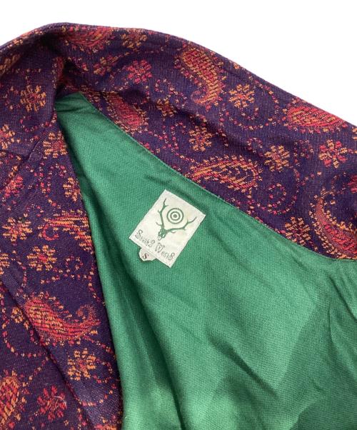 South2 West8（サウスツー ウエストエイト）South2 West8 (サウスツー ウエストエイト) Pen Jacket パープル×レッド サイズ:Sの古着・服飾アイテム