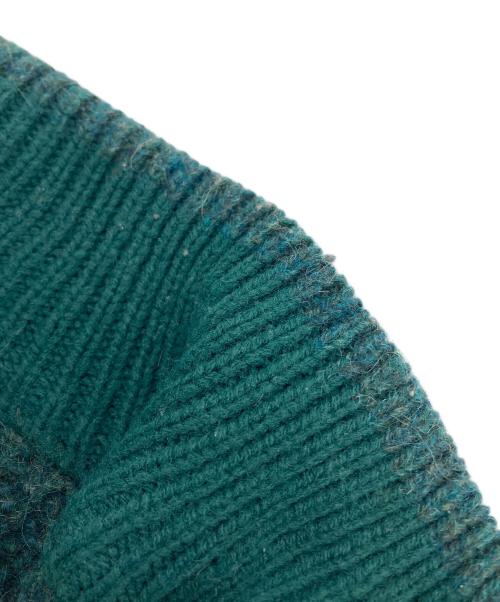 L.L.Bean（エルエルビーン）L.L.Bean (エルエルビーン) アルパカブレンドドライバーズニット グリーン サイズ:Lの古着・服飾アイテム