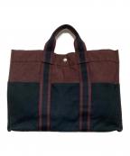 HERMESエルメス）の古着「フールトゥ MM」｜ボルドー×ブラック