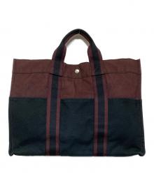 HERMES（エルメス）の古着「フールトゥ MM」｜ボルドー×ブラック