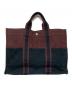 HERMES (エルメス) フールトゥ MM ボルドー×ブラック：15000円