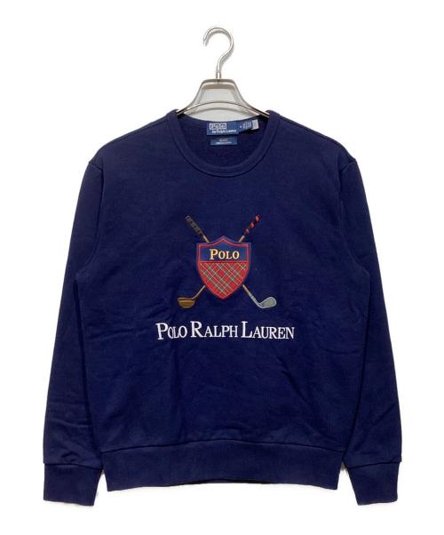 POLO RALPH LAUREN（ポロ・ラルフローレン）POLO RALPH LAUREN (ポロ・ラルフローレン) BEAMS (ビームス) 別注 SWEATSHIRT ネイビー サイズ:Mの古着・服飾アイテム