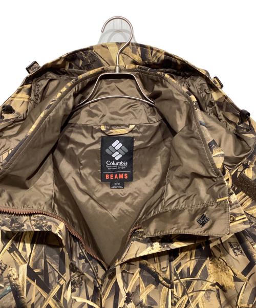 Columbia（コロンビア）Columbia (コロンビア) BEAMS (ビームス) Sauvie Island（TM）Jacket ベージュ×ブラウン サイズ:Mの古着・服飾アイテム