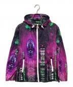 DIESELディーゼル）の古着「ナイロンジャケット」｜パープル×グリーン