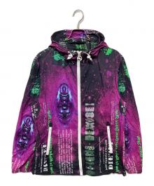 DIESEL（ディーゼル）の古着「ナイロンジャケット」｜パープル×グリーン
