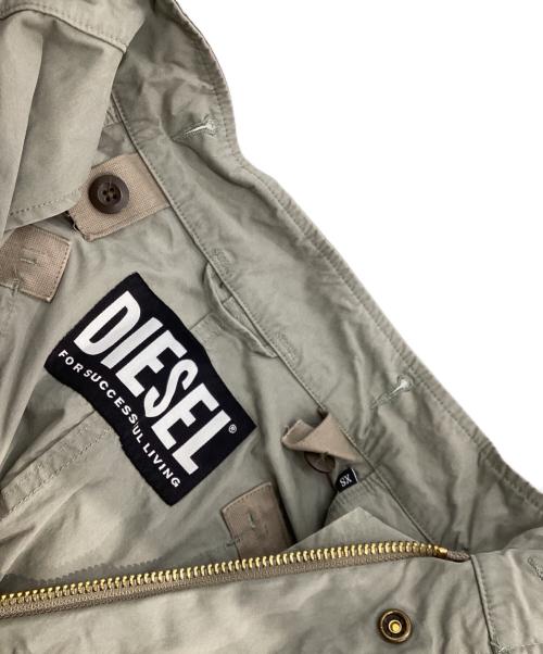 DIESEL（ディーゼル）DIESEL (ディーゼル) G-FEBE スタンドカラーコート オリーブ サイズ:XSの古着・服飾アイテム