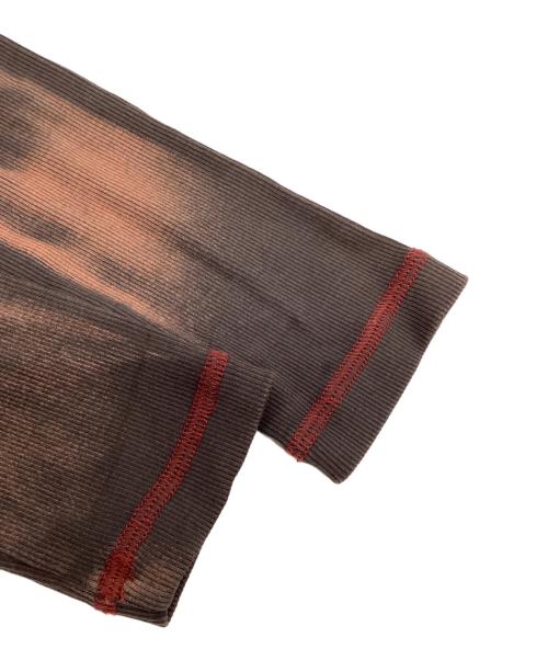 DIESEL（ディーゼル）DIESEL (ディーゼル) T-RIBS 襟付カットソー ブラウン サイズ:Sの古着・服飾アイテム