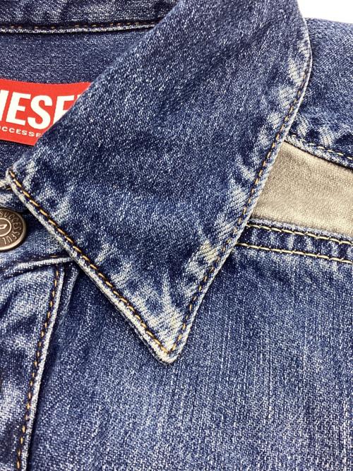 DIESEL（ディーゼル）DIESEL (ディーゼル) デニムシャツ インディゴ サイズ:Mの古着・服飾アイテム