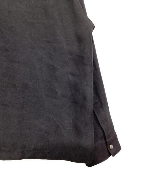 COLUMN（コラム）COLUMN (コラム) レーヨンブルゾン31-230-05-120007 ブラック サイズ:Lの古着・服飾アイテム