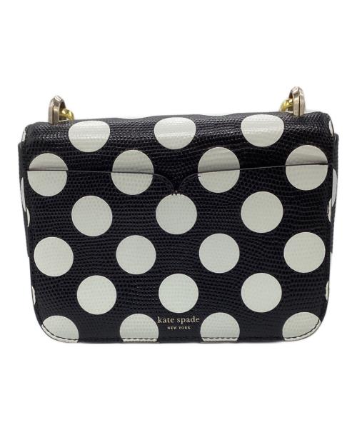 Kate Spade（ケイトスペード）Kate Spade (ケイトスペード) ツイストロック ドットショルダーバッグ ブラックの古着・服飾アイテム
