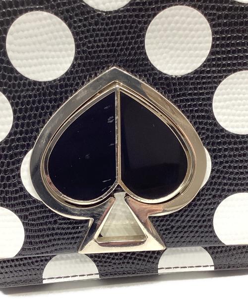Kate Spade（ケイトスペード）Kate Spade (ケイトスペード) ツイストロック ドットショルダーバッグ ブラックの古着・服飾アイテム