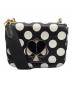 Kate Spade（ケイトスペード）の古着「ツイストロック ドットショルダーバッグ」｜ブラック