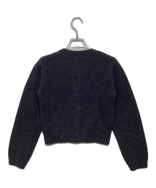 Eaphi（エフィ）Eaphi (エフィ) WOOL KNIT LOGO CARDIGAN ブラック サイズ:FREEの古着・服飾アイテム