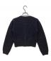 Eaphi (エフィ) WOOL KNIT LOGO CARDIGAN ブラック サイズ:FREE：12000円