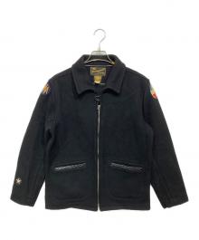CUSHMAN（クッシュマン）の古着「メルトンウールジャケット」｜ブラック