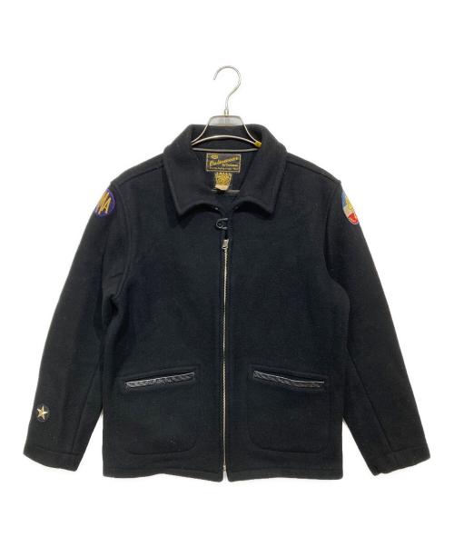 CUSHMAN（クッシュマン）CUSHMAN (クッシュマン) メルトンウールジャケット ブラック サイズ:不明の古着・服飾アイテム