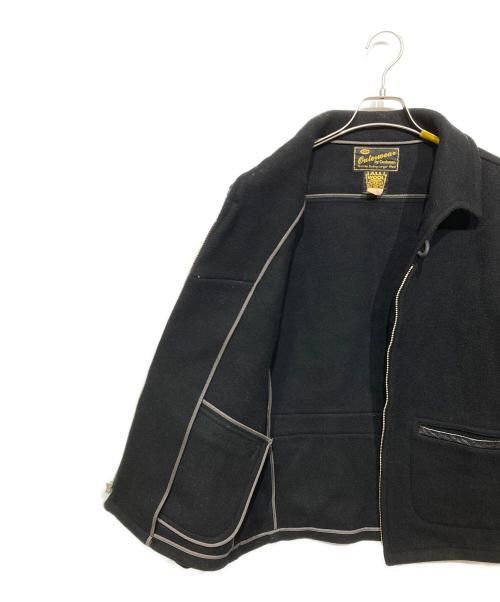 CUSHMAN（クッシュマン）CUSHMAN (クッシュマン) メルトンウールジャケット ブラック サイズ:不明の古着・服飾アイテム