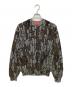 SUPREME（シュプリーム）の古着「Old English Printed Sweater Camo」｜グレー×ブラウン