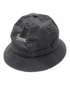 SUPREMEシュプリーム）の古着「Cordura Plaid Bell Hat」｜グレー