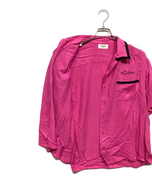 CELINE（セリーヌ）CELINE (セリーヌ) ボーリングシャツ ピンク サイズ:36の古着・服飾アイテム