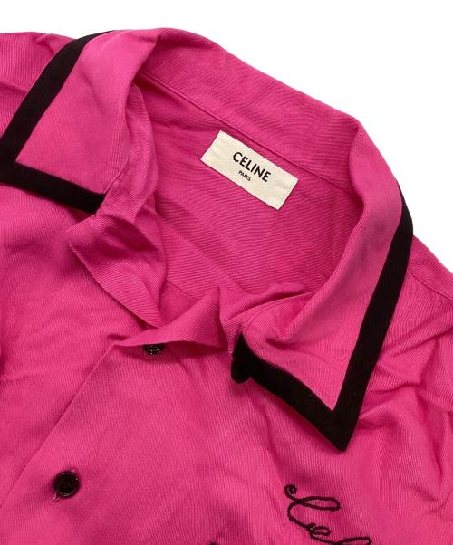 CELINE（セリーヌ）CELINE (セリーヌ) ボーリングシャツ ピンク サイズ:36の古着・服飾アイテム