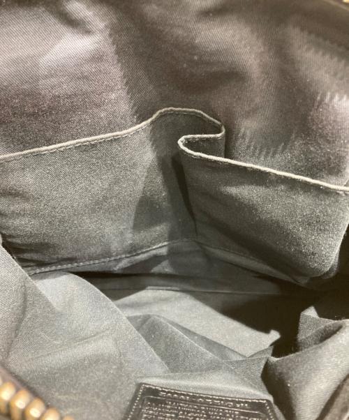 COACH（コーチ）COACH (コーチ) レザー2WAYバッグ ブラックの古着・服飾アイテム