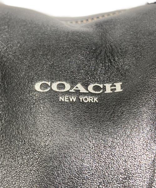 COACH（コーチ）COACH (コーチ) レザー2WAYバッグ ブラックの古着・服飾アイテム