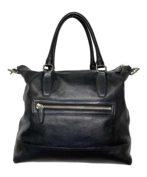 COACH（コーチ）COACH (コーチ) レザー2WAYバッグ ブラックの古着・服飾アイテム