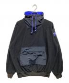 POLO RALPH LAURENポロ・ラルフローレン）の古着「90ｓ HI-TECH FLEECE HOODIE」｜ブラック