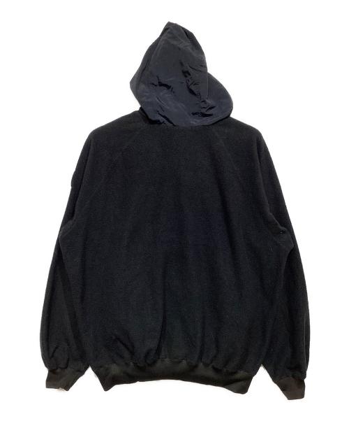 POLO RALPH LAUREN（ポロ・ラルフローレン）POLO RALPH LAUREN (ポロ・ラルフローレン) 90ｓ HI-TECH FLEECE HOODIE ブラック サイズ:Lの古着・服飾アイテム